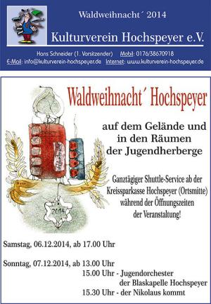 2014 Handout-Waldweihnacht